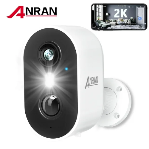 ANRAN 2K Wireless Outdoor Security Camera with Spotlight